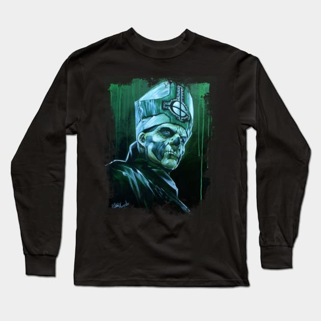 Ghost Long Sleeve T-Shirt by chudd